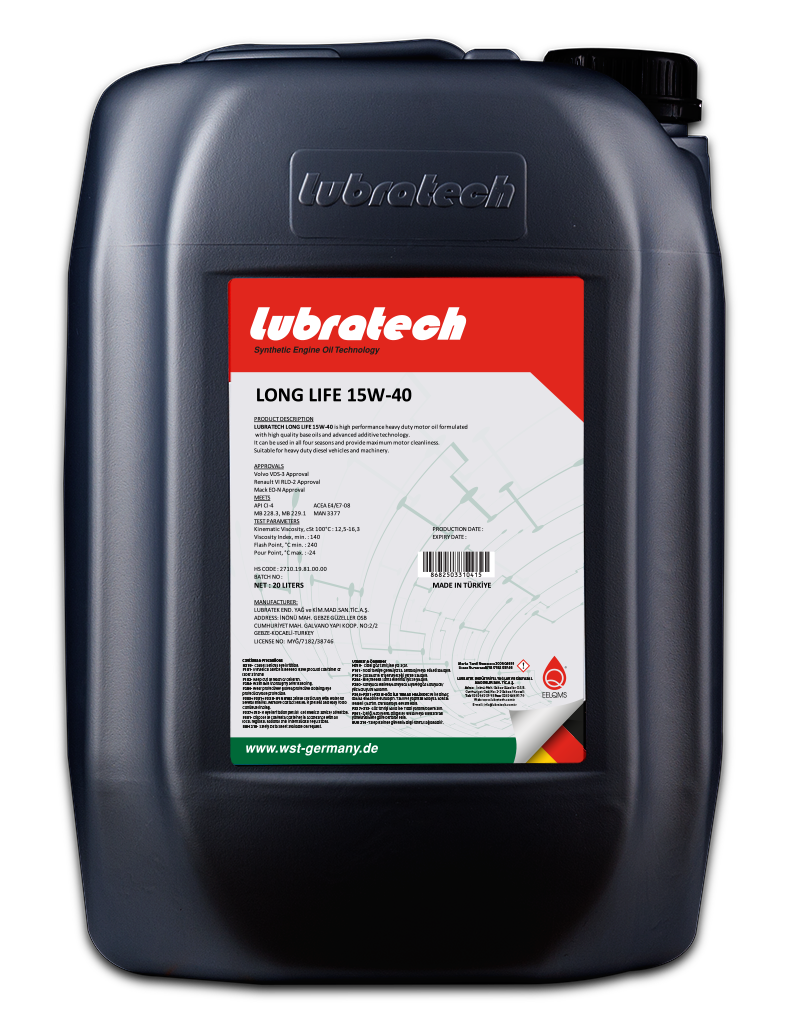 LUBRATECH LONG LIFE 15W-40