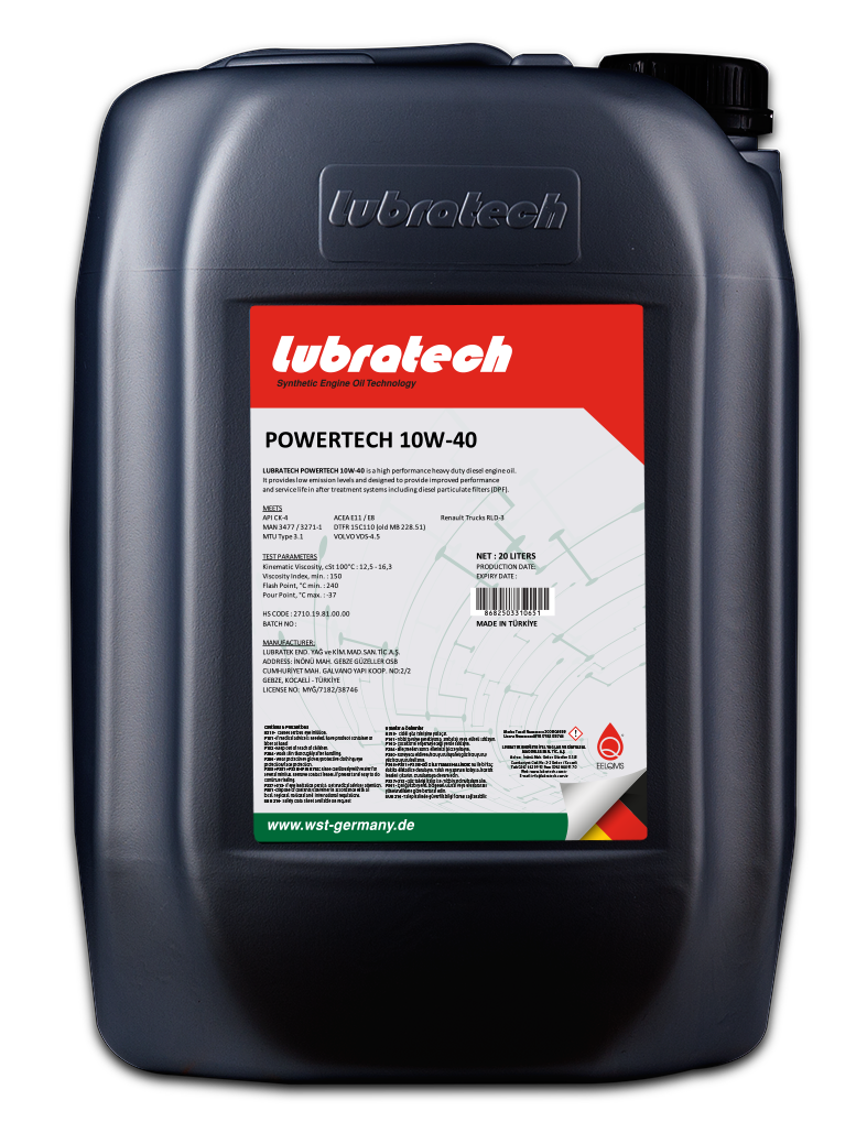 LUBRATECH POWERTECH 10W-40